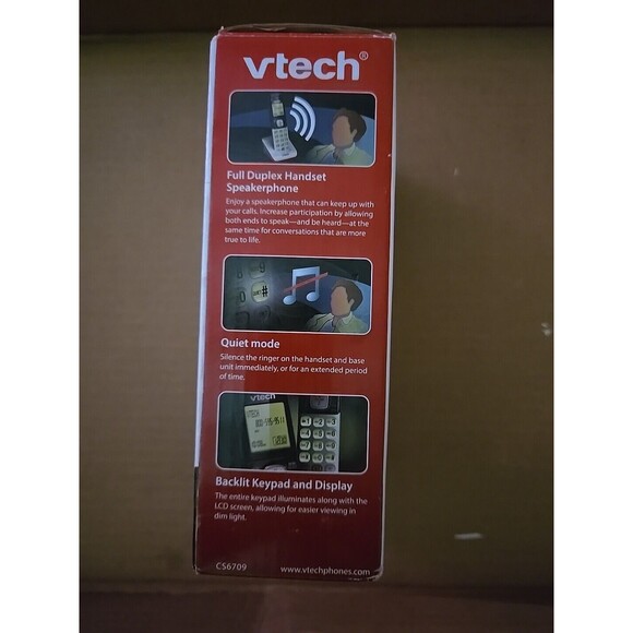 Y2K Retro VTech 6.0 Digital Technology One Handset Cordless Phone, For Parts - Picture 6 of 6